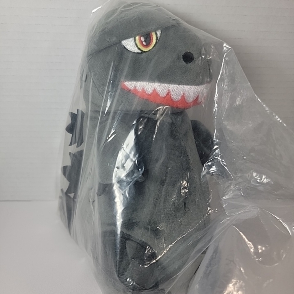 Adorable Gray Dinosaur Plush Toy